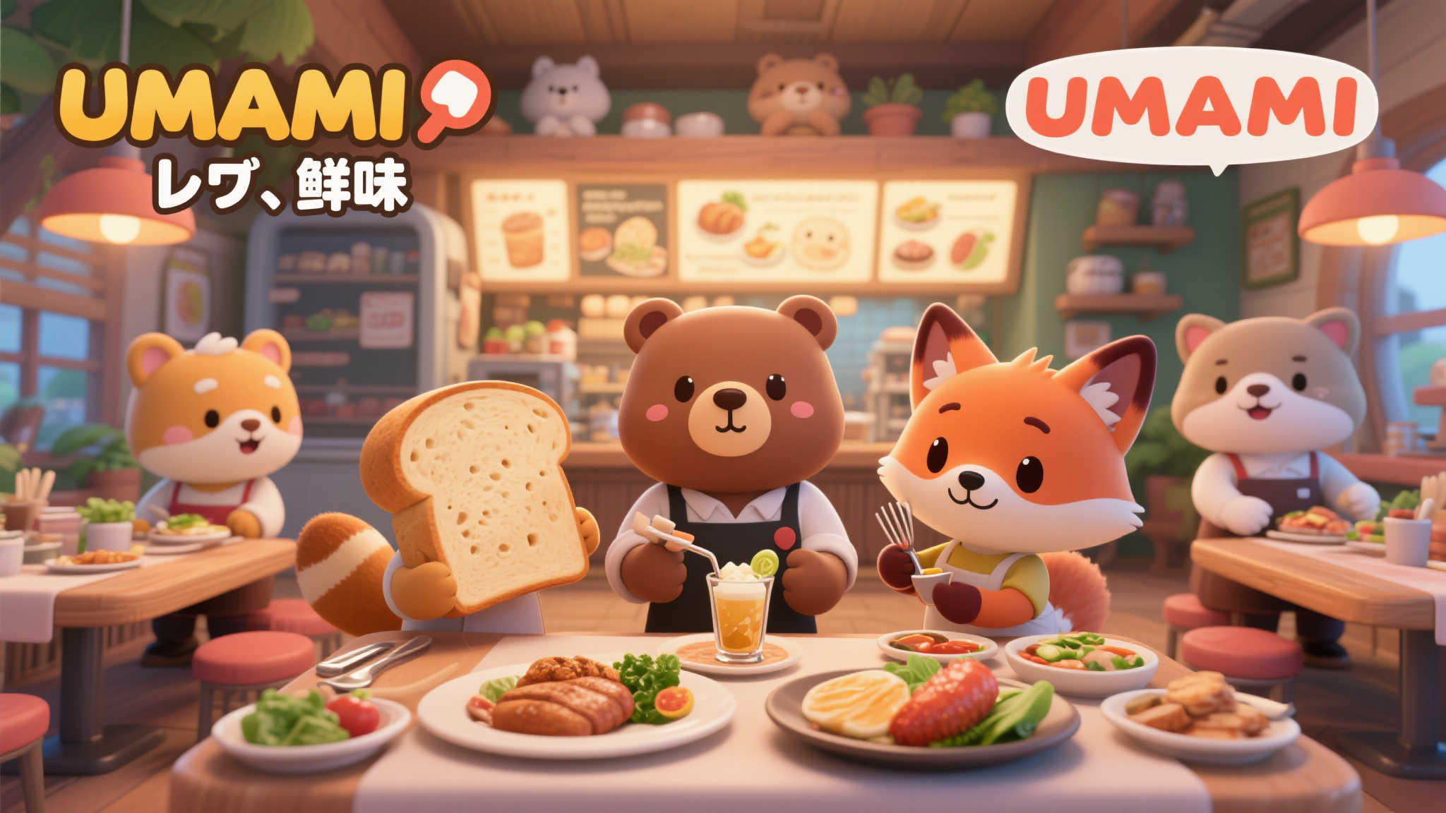 《UMAMI》首次亮相:美食与萌宠相伴的轻松游戏 《UMAMI》是一款以美食为核心的模拟经