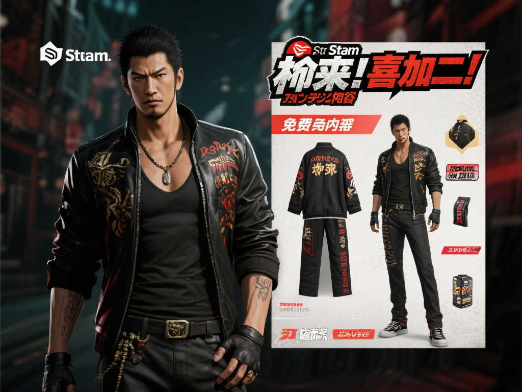 Steam双喜临门!免费领取《如龙8外传》桐生一马专属穿搭等好礼 Steam双喜临门!免费领取《如龙8外传》桐生一马专属穿搭等好礼