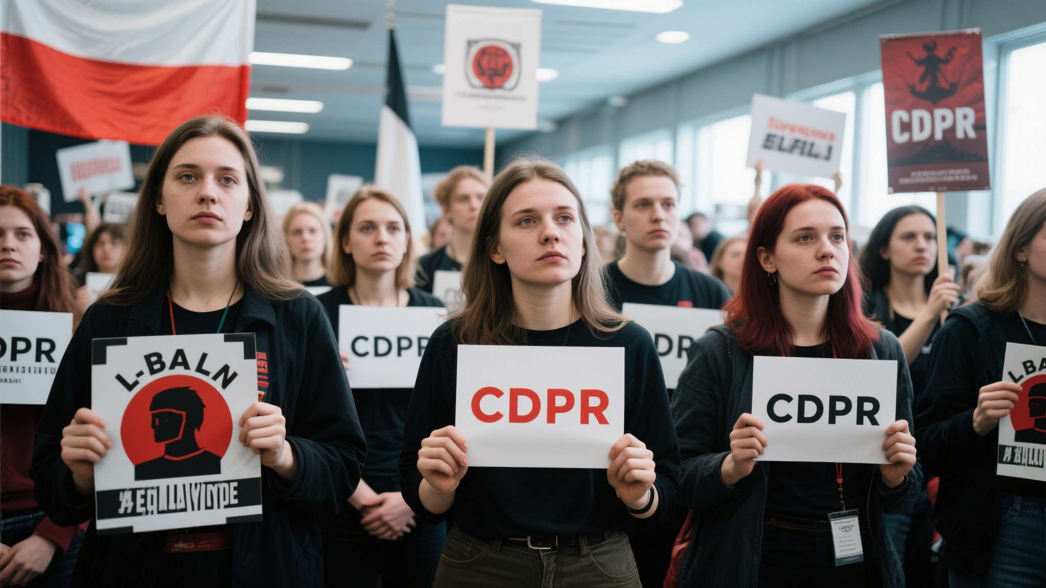 相比之下，欧洲游戏公司的工会化进程更为缓慢。CDPR所在的波兰，游戏行业至今尚未