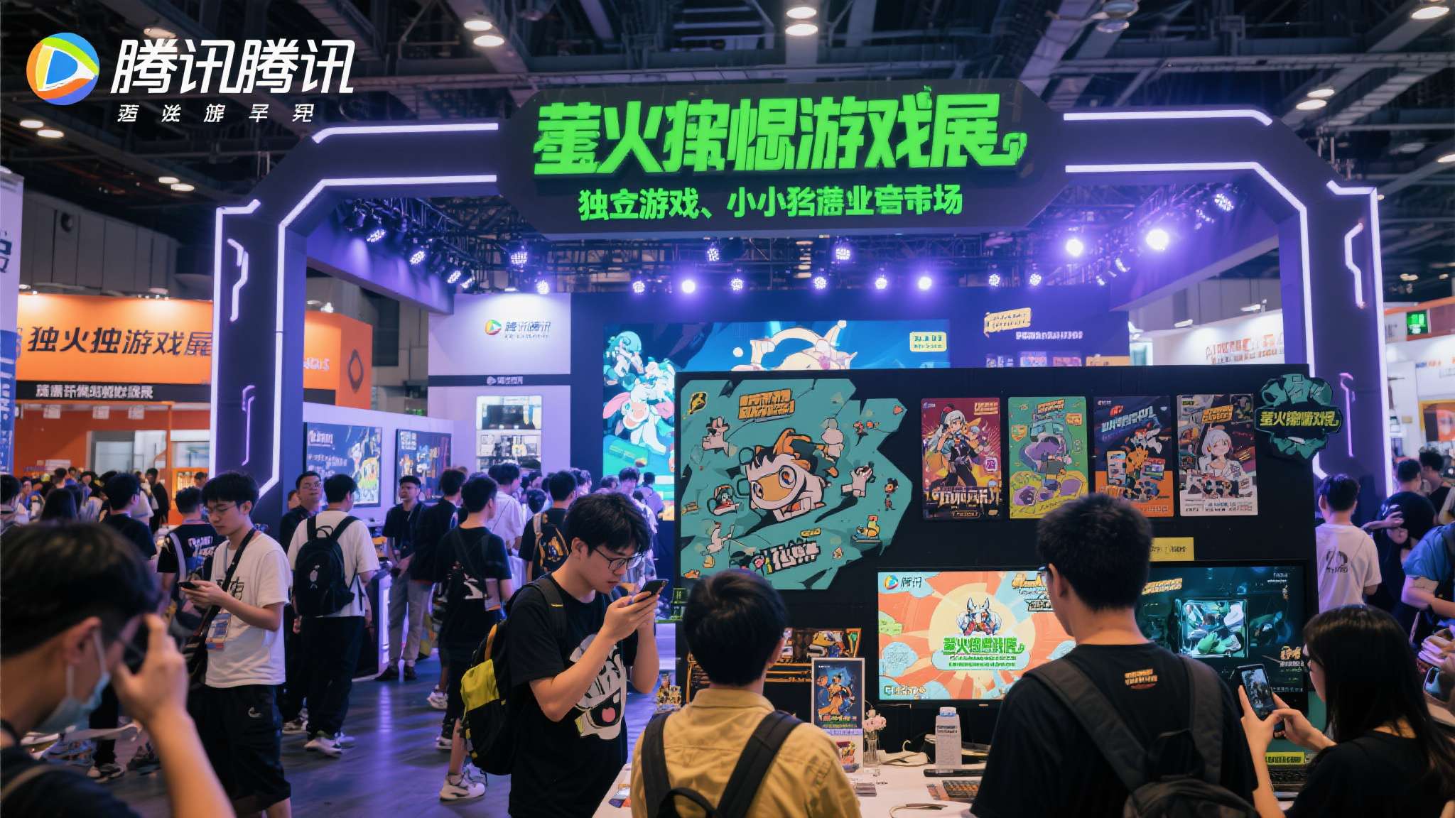腾讯游戏爆冷大闹萤火虫?制作人:格局要大 萤火虫游戏展一向是独立游戏、中小团队展示自我的重要舞台,参展作品以创意见长,氛围