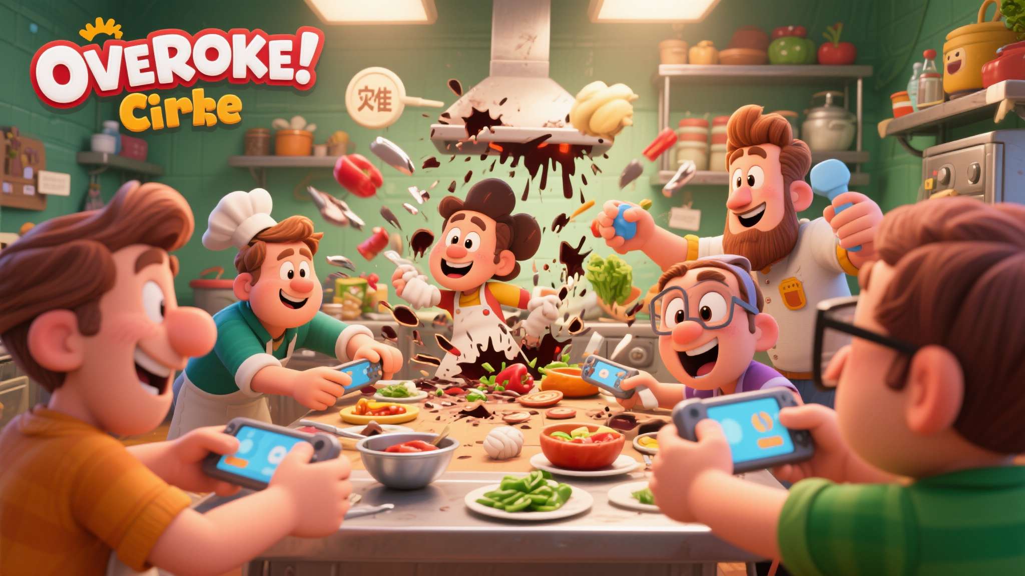 这类游戏的核心机制与《胡闹厨房》（Overcooked）系列颇为相似——表面简单